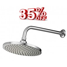 Ducha Redonda Parede Lorenmare 7013 C16 Lorenzetti Prata Cromado
